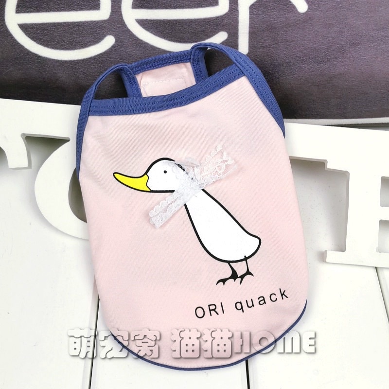 áo ba lổ chú ngỗng thắt nơ ren dành cho chó giống lớn