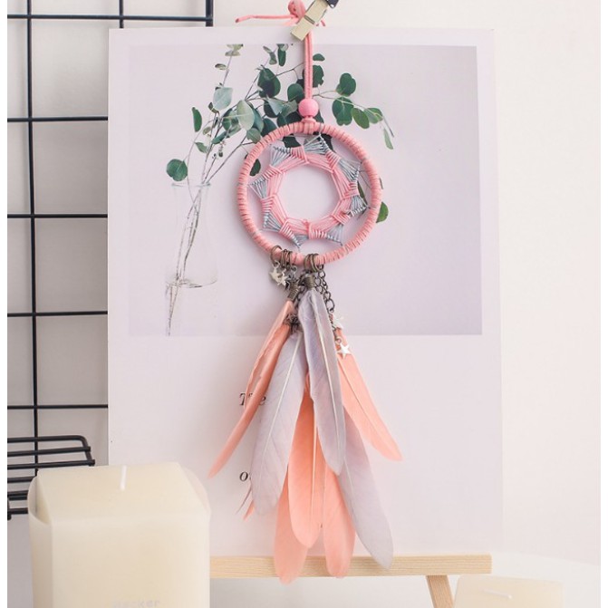 BN26 - Phụ kiện treo trang trí,phụ kiện treo xe, treo túi xách Dream Catcher R049