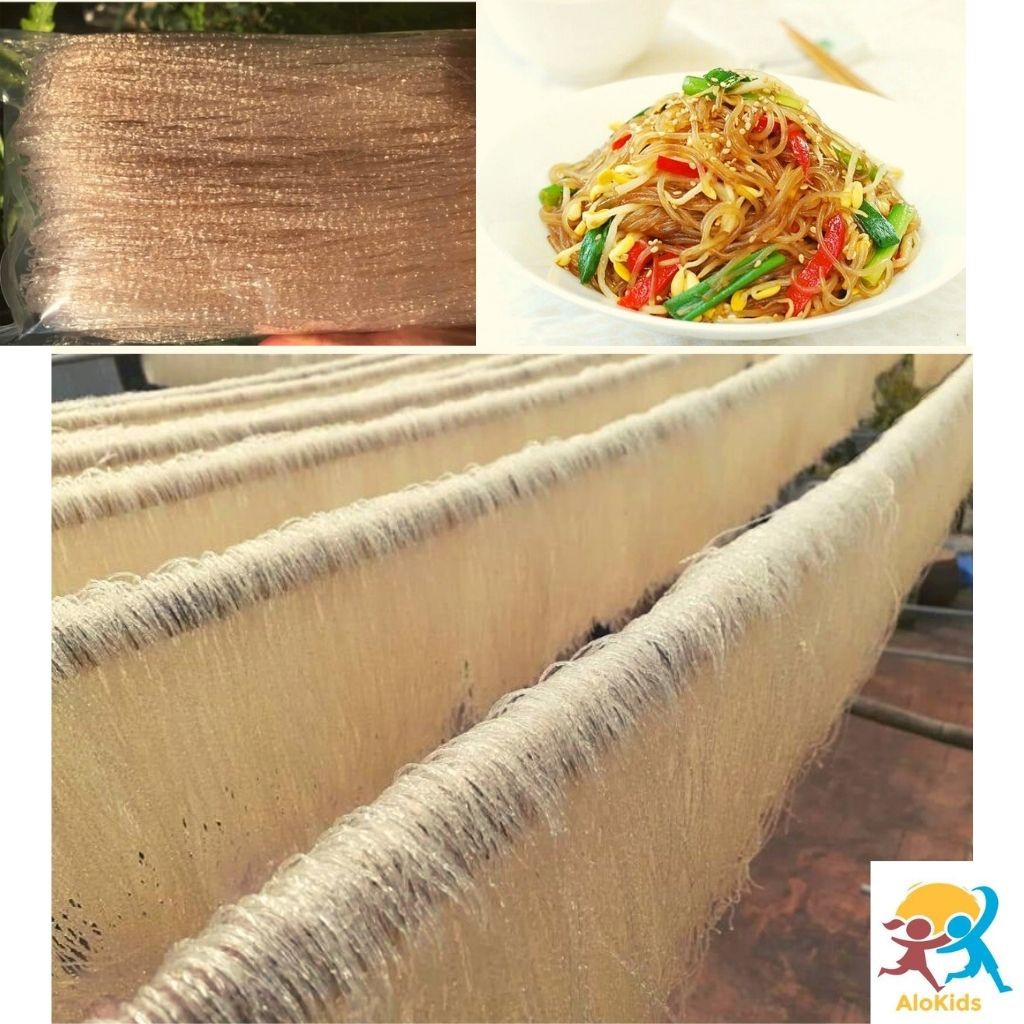 Miến Khoai Lang, miến làm từ khoai lang Sợi Rút Siêu Ngon Đặc Biệt - Alokids TB