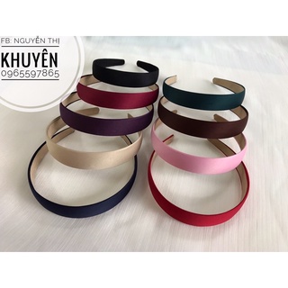 Bờm bọc vải lụa 2.5cm