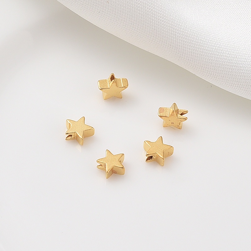 Vòng Đeo Tay Bằng Đồng Mạ Vàng Cát Nhiều Lỗ Xỏ Hạt diy