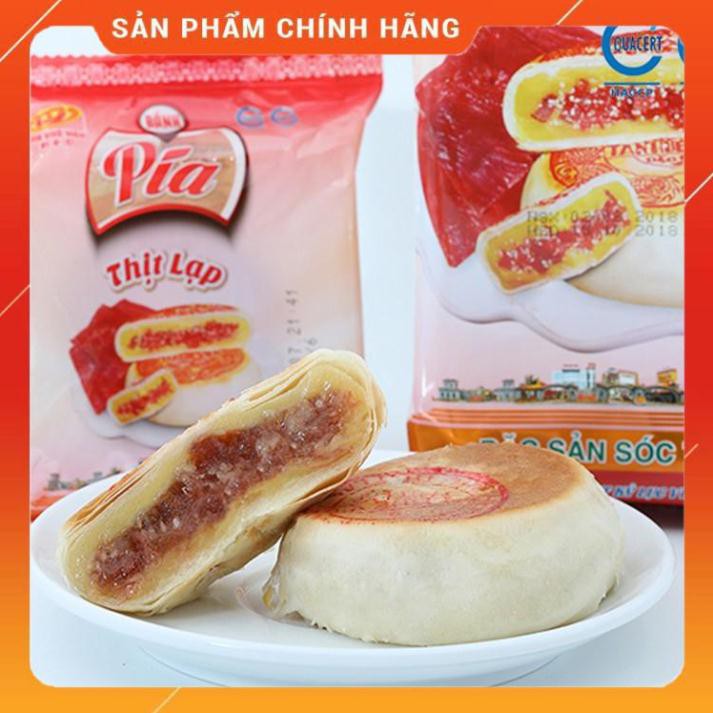 Bánh Pía [Giá Sỉ_Bánh Mặn] Bánh pía thịt lạp Tân Huê Viên 400g