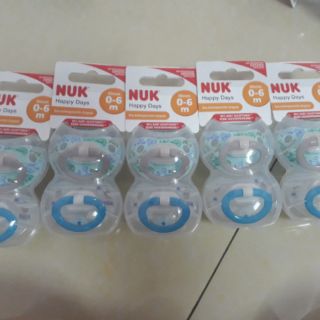 Bộ 2 ty ngậm Nuk Happy Days silicon