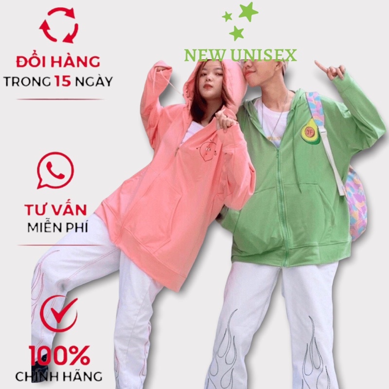 [NEW] Áo Khoác Nỉ Nam/Nữ giá rẻ form rộng oversize in hình trái cây cực đẹp TP [NewUnisex]