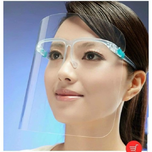 Face Shield Kính Chống Giọt Bắn Bảo Hộ Chống Dịch - CẢ BỘ GỒM KÍNH VÀ GỌNG KÍNH NHƯ HÌNH