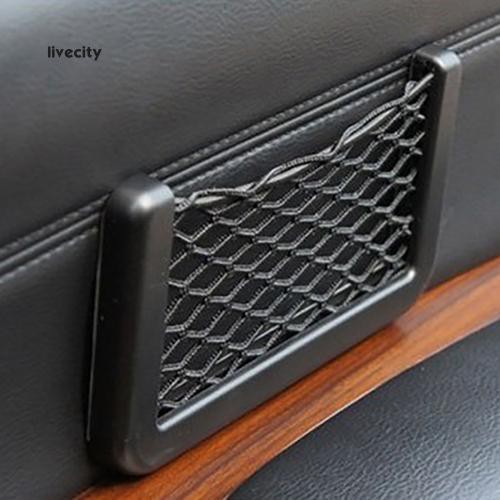 Thanh lưới gắn lưng ghế xe hơi dùng đựng đồ dùng tiện dụng | BigBuy360 - bigbuy360.vn