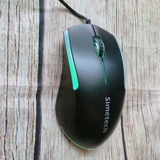 CHUỘT MÁY TÍNH CÓ DÂY SIMETECH X1S CÓ LED  ( CHÍNH HÃNG)