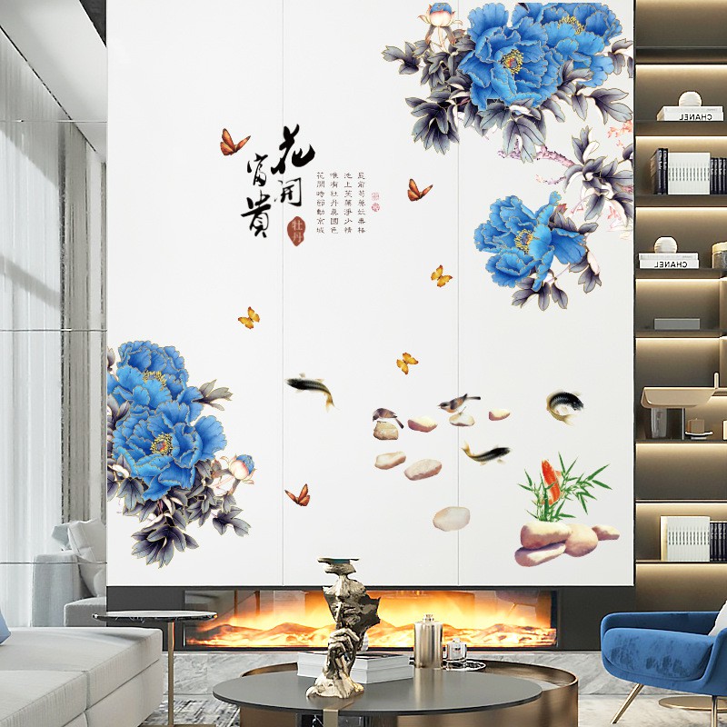 Tranh phong cảnh 3D, Giấy dán tường, DECAL trang trí, tranh phong thủy