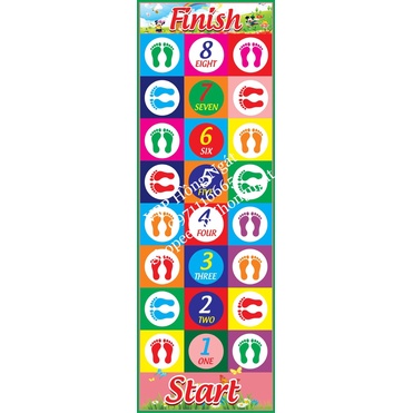 THẢM VẬN ĐỘNGGiáo Cụ Dạy Học JUMPING MAT đồ chơi vận động giải trí trẻ em GC38