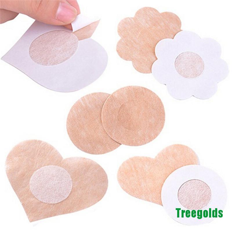 Bộ 10 miếng dán nhũ hoa hình tròn/ trái tim xinh xắn | BigBuy360 - bigbuy360.vn