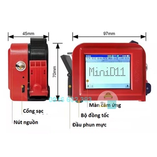Máy in date cầm tay mini