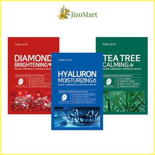 Mặt Nạ Sáng Da, Mờ Thâm, Giảm Mụn Some By Mi Sheet Mask 25g (Tea Tree, Diamond, Hyaluron)