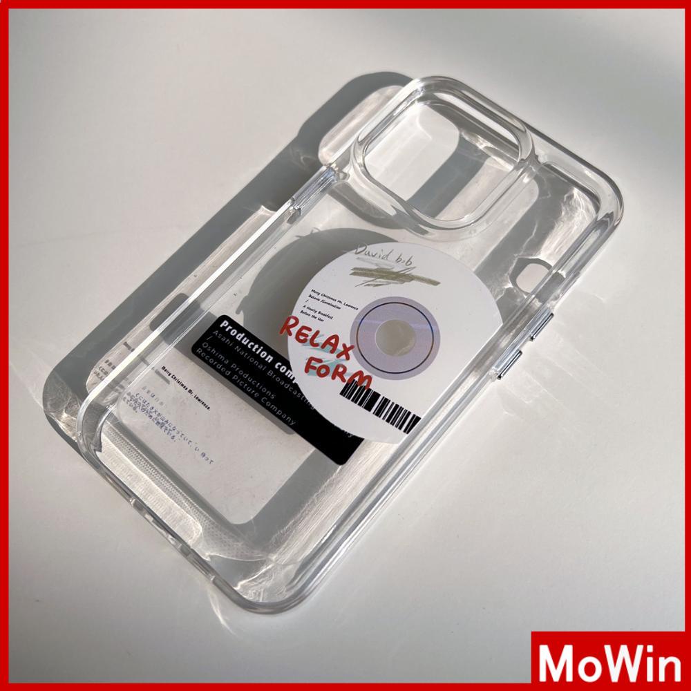 Ốp điện thoại silicon trong in CD nút kim loại thích hợp cho iPhone 11 Pro Max 13 Pro Max 12 Pro Max 7Plus xr XS Max