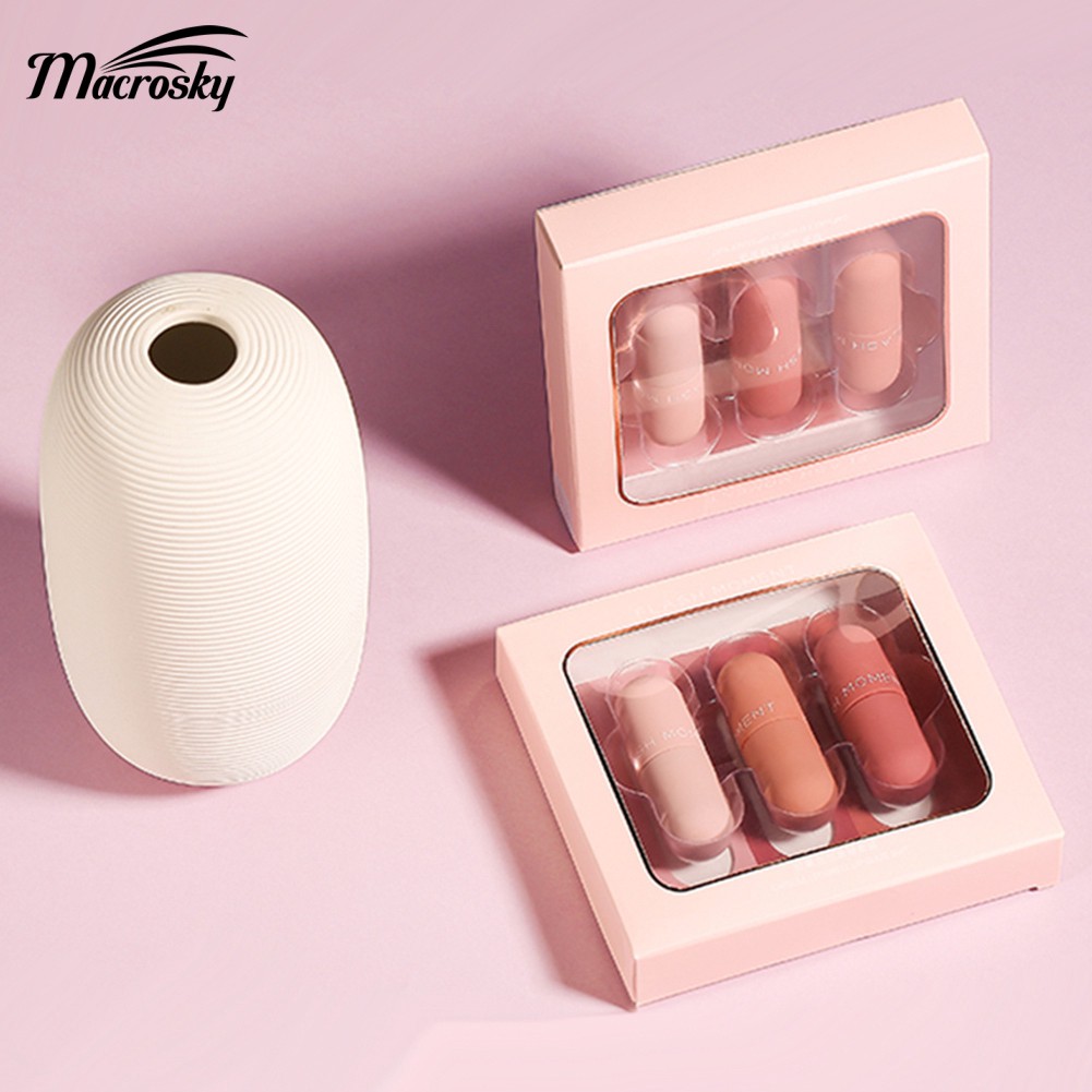 (Hàng Mới Về) Set 3 Son Môi Màu Sắc Tuyệt Đẹp Quyến Rũ Cho Nữ | BigBuy360 - bigbuy360.vn