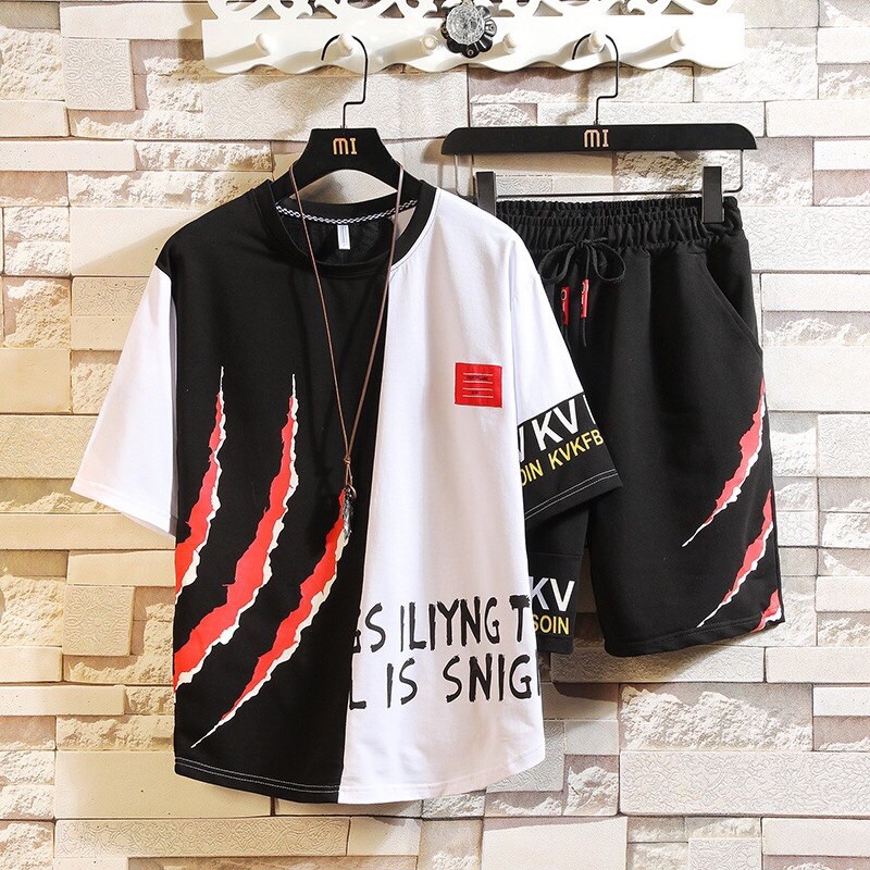 [ Bộ Hè 2021- Cực Chất ] Đồ Bộ Thể Thao Mặc Nhà , quần áo thể thao nam, bộ hè nam | BigBuy360 - bigbuy360.vn