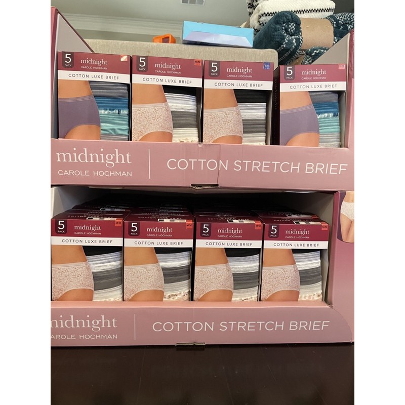 SET 5 QUẦN LÓT LƯNG REN CAROLE HOCHMAN MIDNIGHT CHÍNH HÃNG