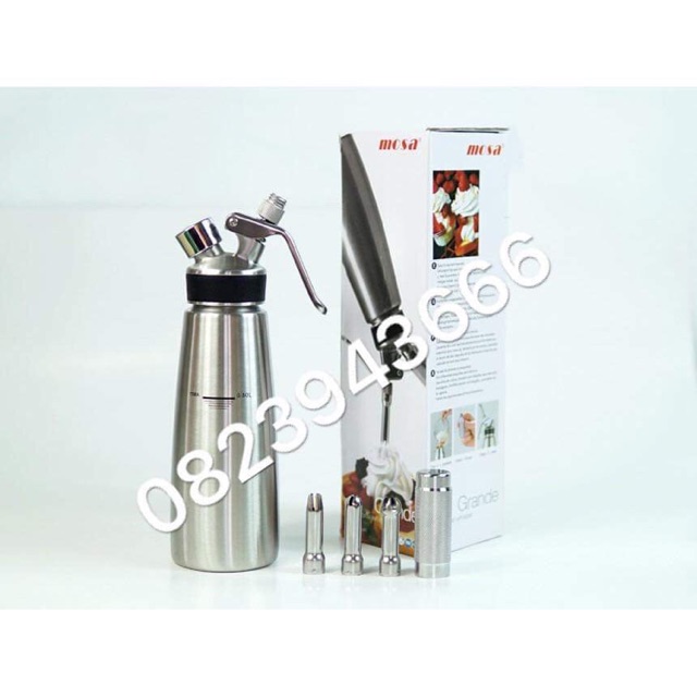 Bình xịt kem tươi MOSA 500ml - Bình xịt kem tươi MOSA 1L