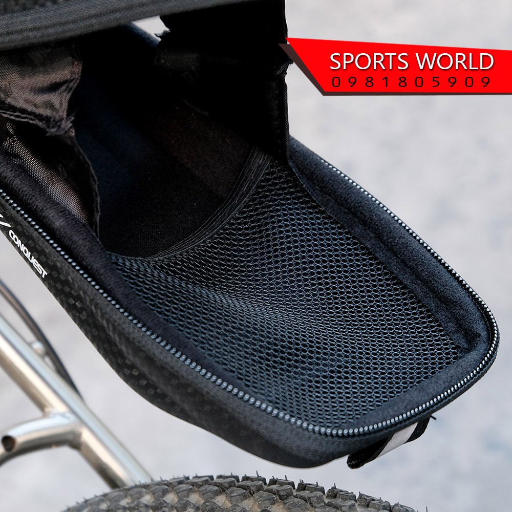 Túi xe đạp E7 WILDMAN treo cốt yên chống nước, chống sốc