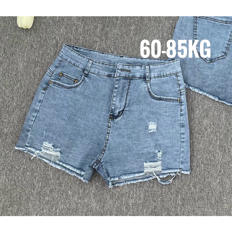 Quần đùi bigsize 60-85kg, quần short big size co giãn lưng cao kim fashion
