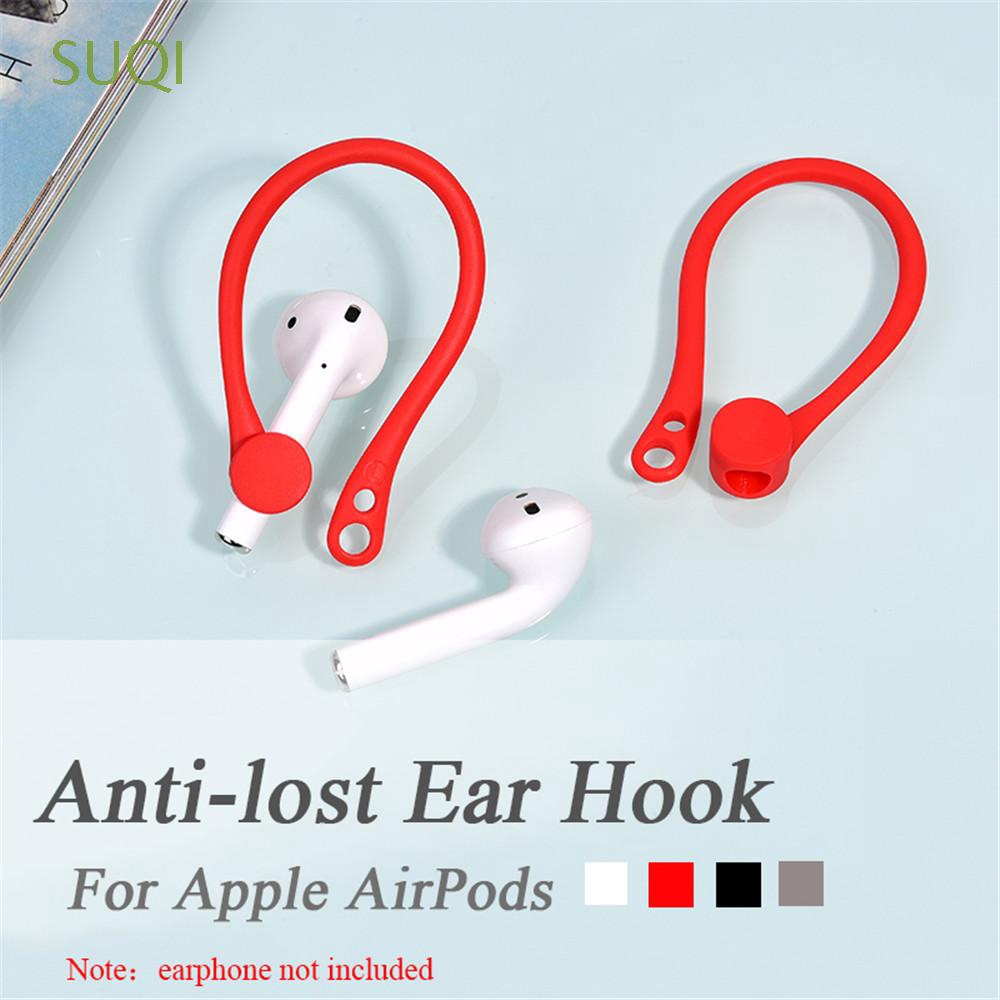 1 Cặp Móc Tai Nghe Bằng Silicone Mềm Cho Airpods