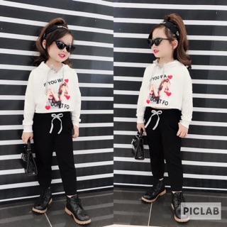 Sét thể thao hodie croptop