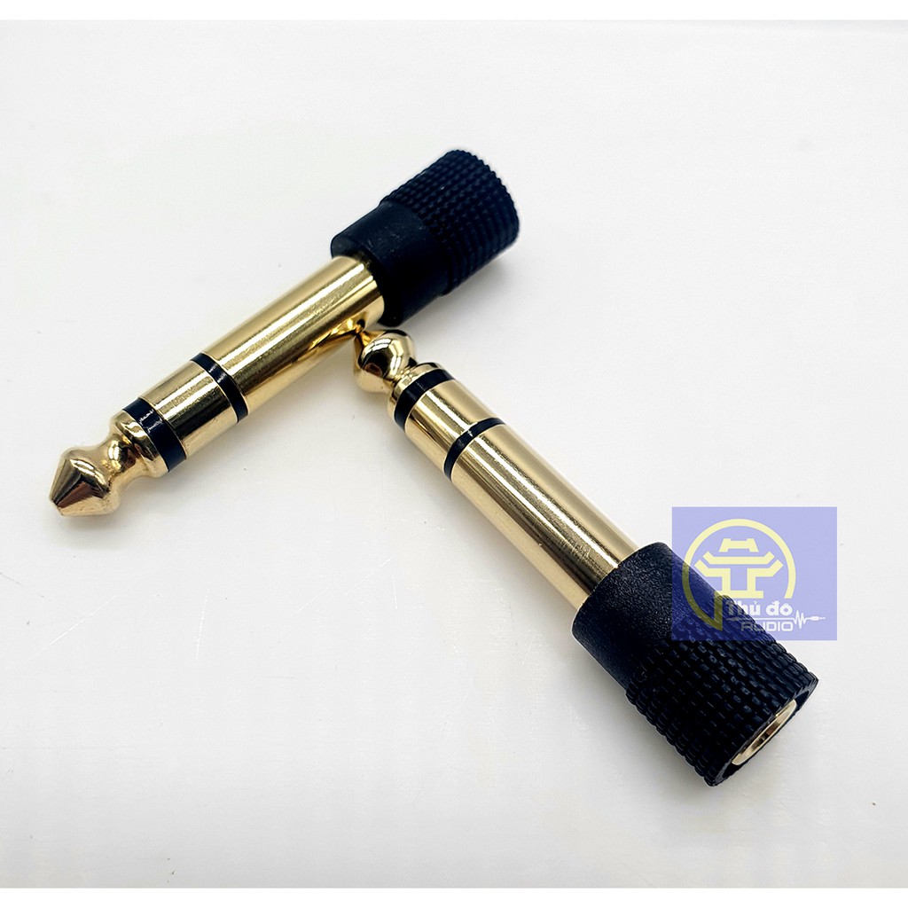 01 Jack chuyển audio 6.5 đực sang 3.5 cái