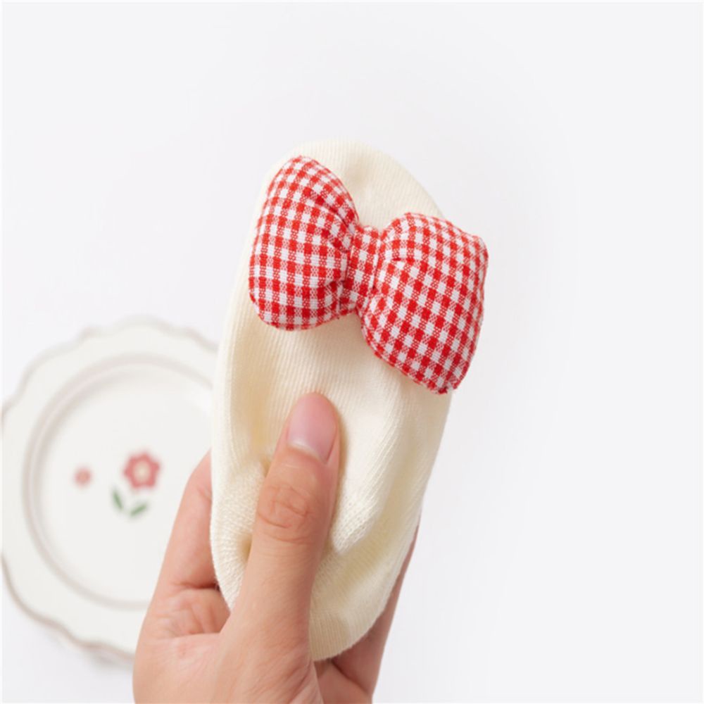 Tất họa tiết nơ sang chảnh cho bé gái chất liệu cotton mềm mại