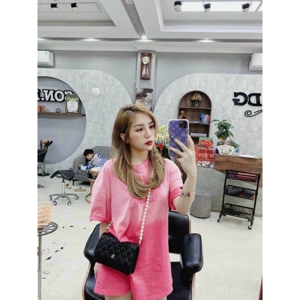 Phông balenciaga loang dập nổi