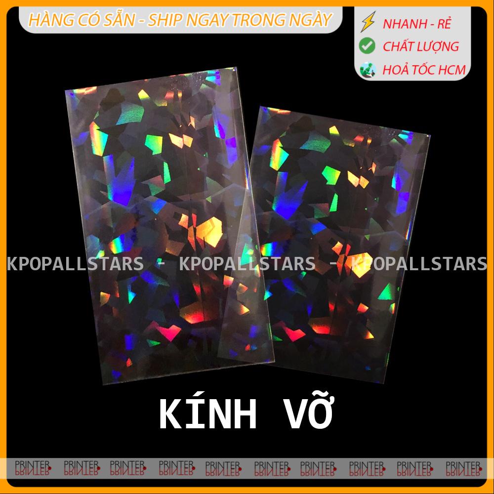 10 bọc bài hiệu ứng hologram dùng để bảo vệ card - phù hợp với nhiều loại thẻ bài Yugioh, anime, thẻ card idol