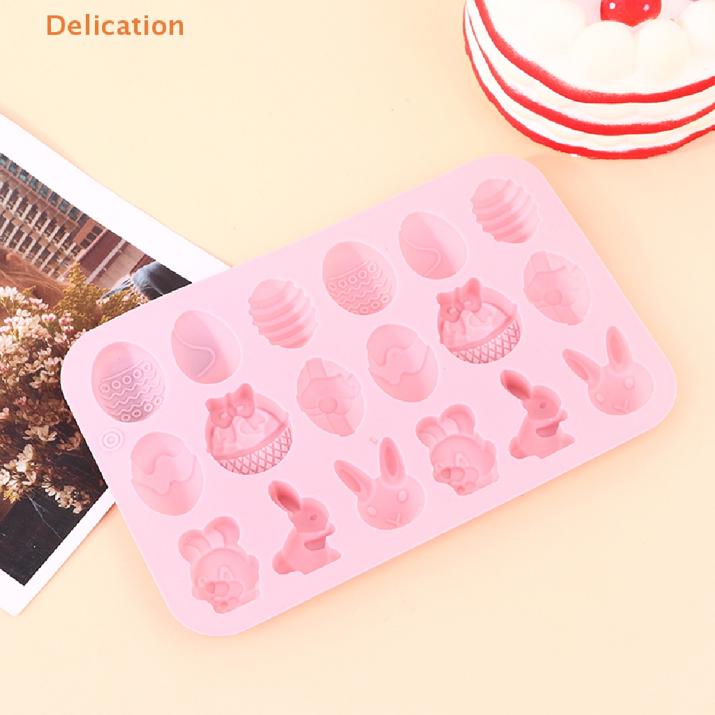 Khuôn Silicone Làm Bánh Kẹo Hình Thỏ Phục Sinh