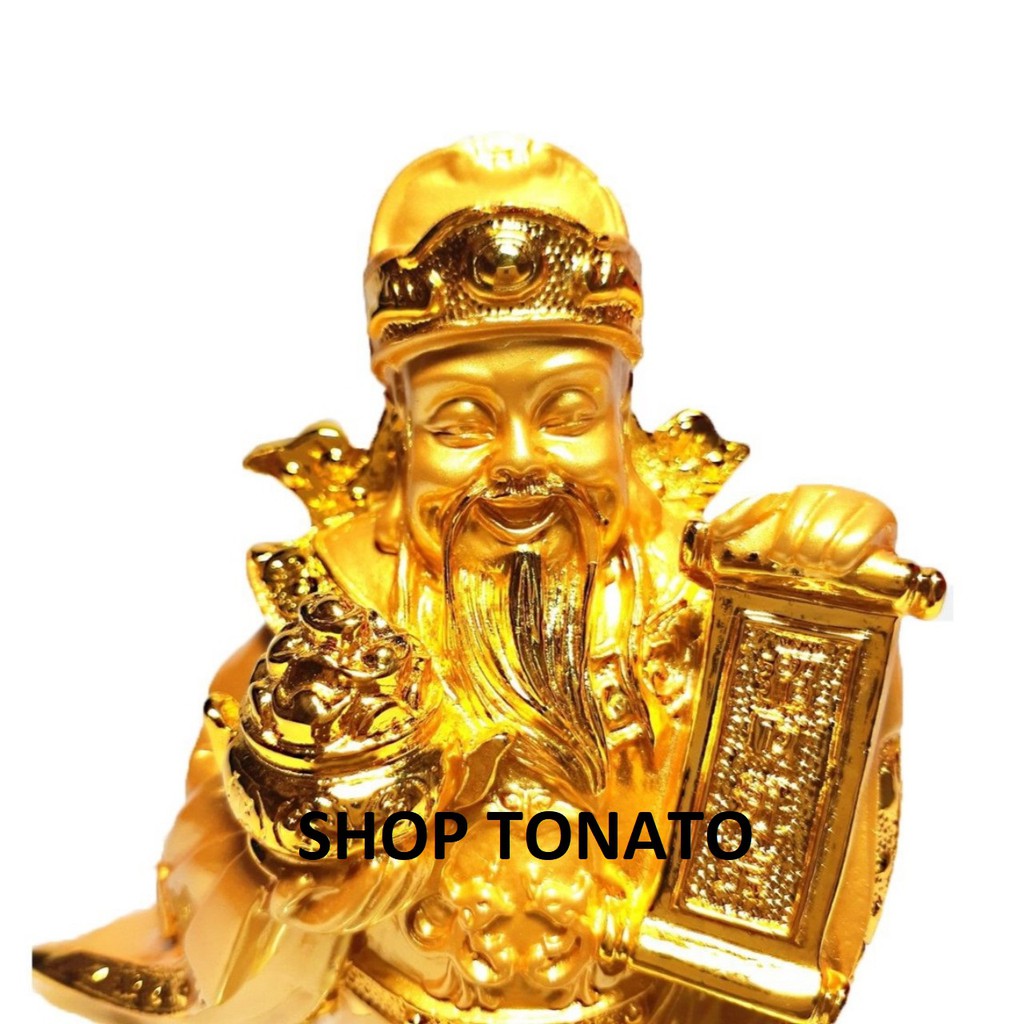 THẦN TIỀN ĐẾ THỦY TINH CHIÊU TÀI TẤN BỬU DWS2003 CAO 16CM