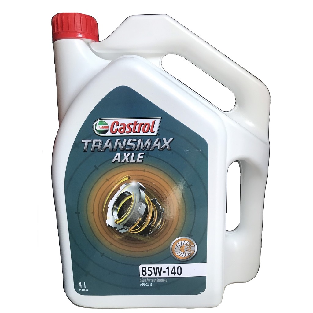 Nhớt Cầu cho xe Castrol AXLE Gl-5 80W90 / 85W140 dung tích 4L