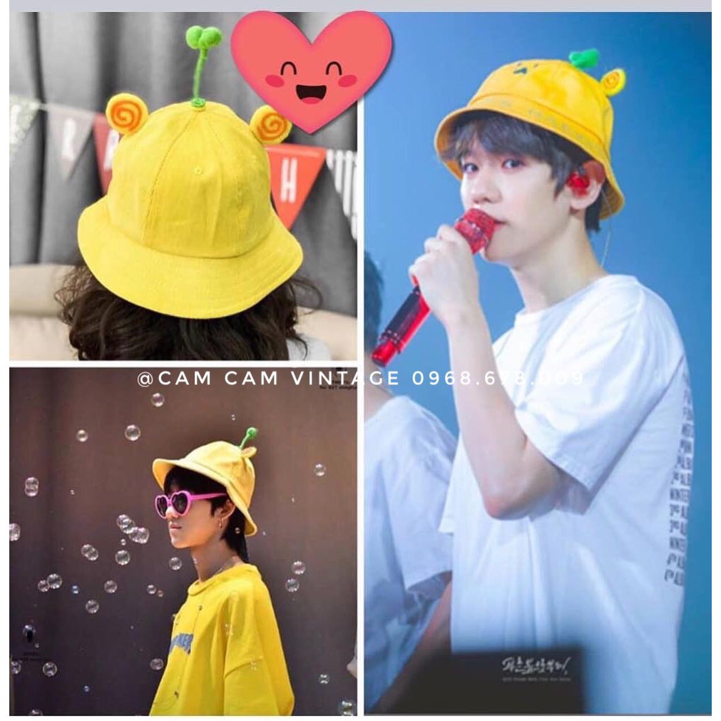 Mũ Nón Maruko 3D Rộng Vành Nhiều Kiểu Mầm Cây Bucket Hat Ulzzang Kaki Nhung Siêu Cute