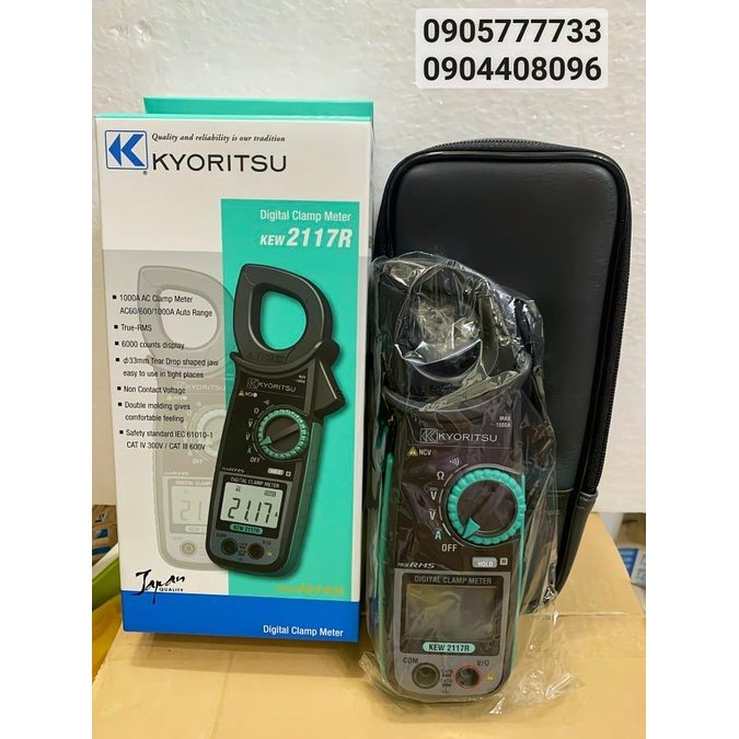 Đồng Hồ Ampe kèm AC KYORITSU 2117R (1000A, 600V)