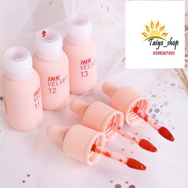 Son Kem Lì Lip Tint Ink Velvet Tint #11 #12 #13