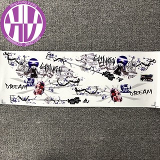 Tem Dream SAMURAI xanh - Shop Hưng Vượng - Tem xe Dream chế - Tem xe máy - Decal xe máy
