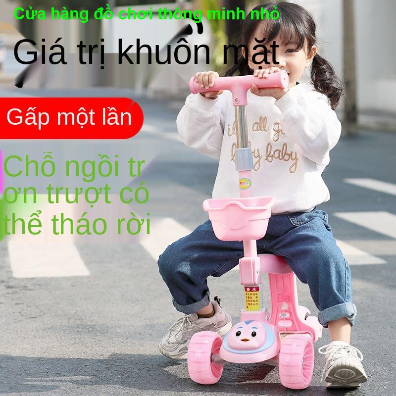 Đồ chơi giáo dụcTrẻ có thể ngồi xe trượt bánh 1-2-3-6 tuổi ba trong một đồ chơi cho bé trai và gái, yo-yo11