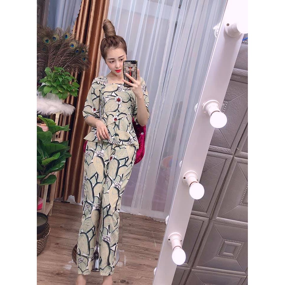 ĐỒ BỘ LỤA 100% CAO CẤP - HỌA TIẾT SIÊU YÊU, THOẢI MÁI - SP Y HÌNH | BigBuy360 - bigbuy360.vn