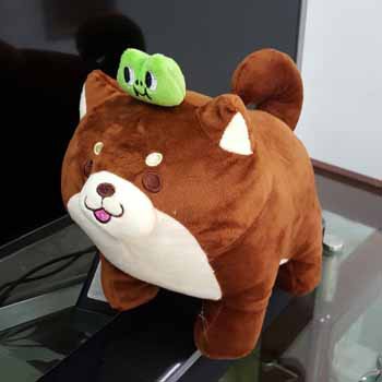 GẤU BÔNG CHÓ SHIBA INU (25 CM) GB65