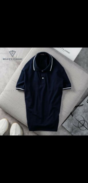 Áo Thun Nam - Áo Polo Nam Phối Viền Chất cotton co giãn, Cổ Bẻ Ngắn Tay Cực Sang Trọng | BigBuy360 - bigbuy360.vn