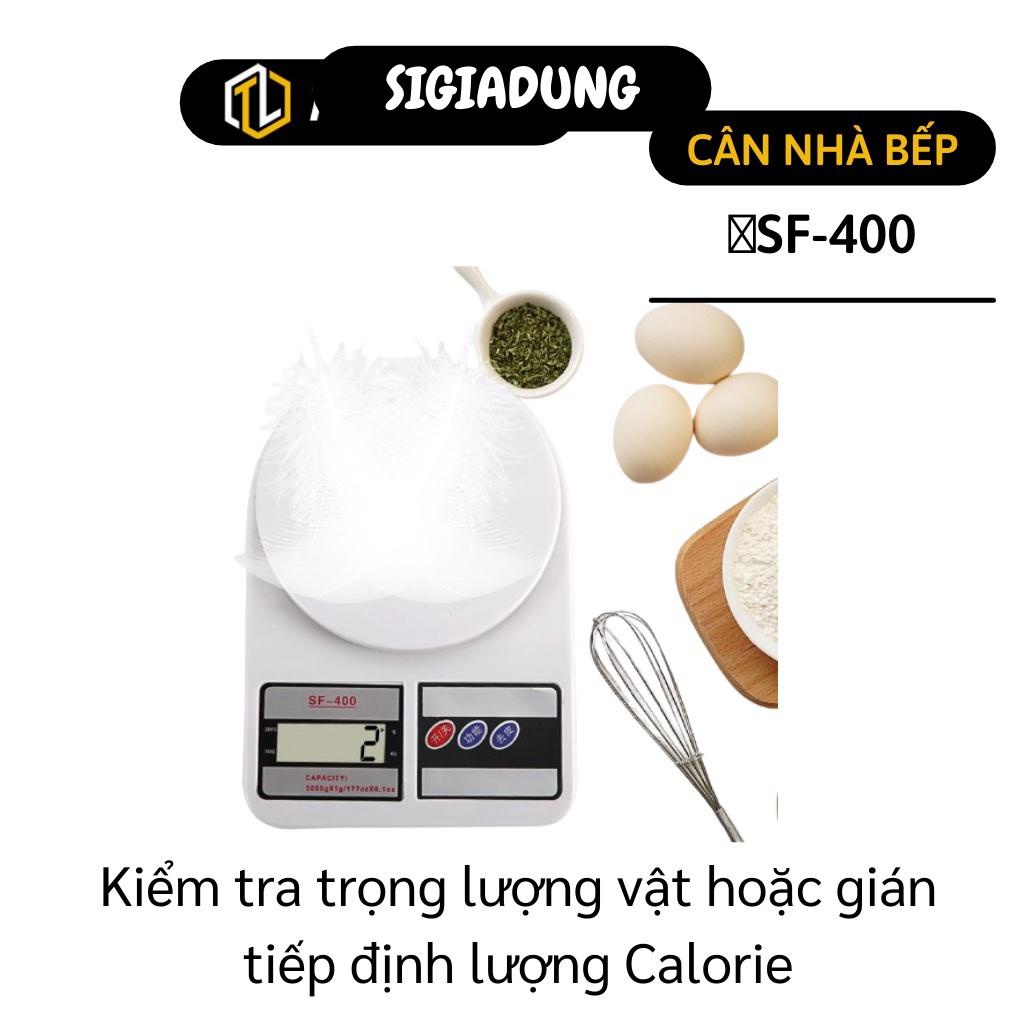 [SGD] Cân nhà bếp 7kg - Cân tiểu ly điện tử mini SF-400 độ chính xác cao, Tặng kèm pin 1676
