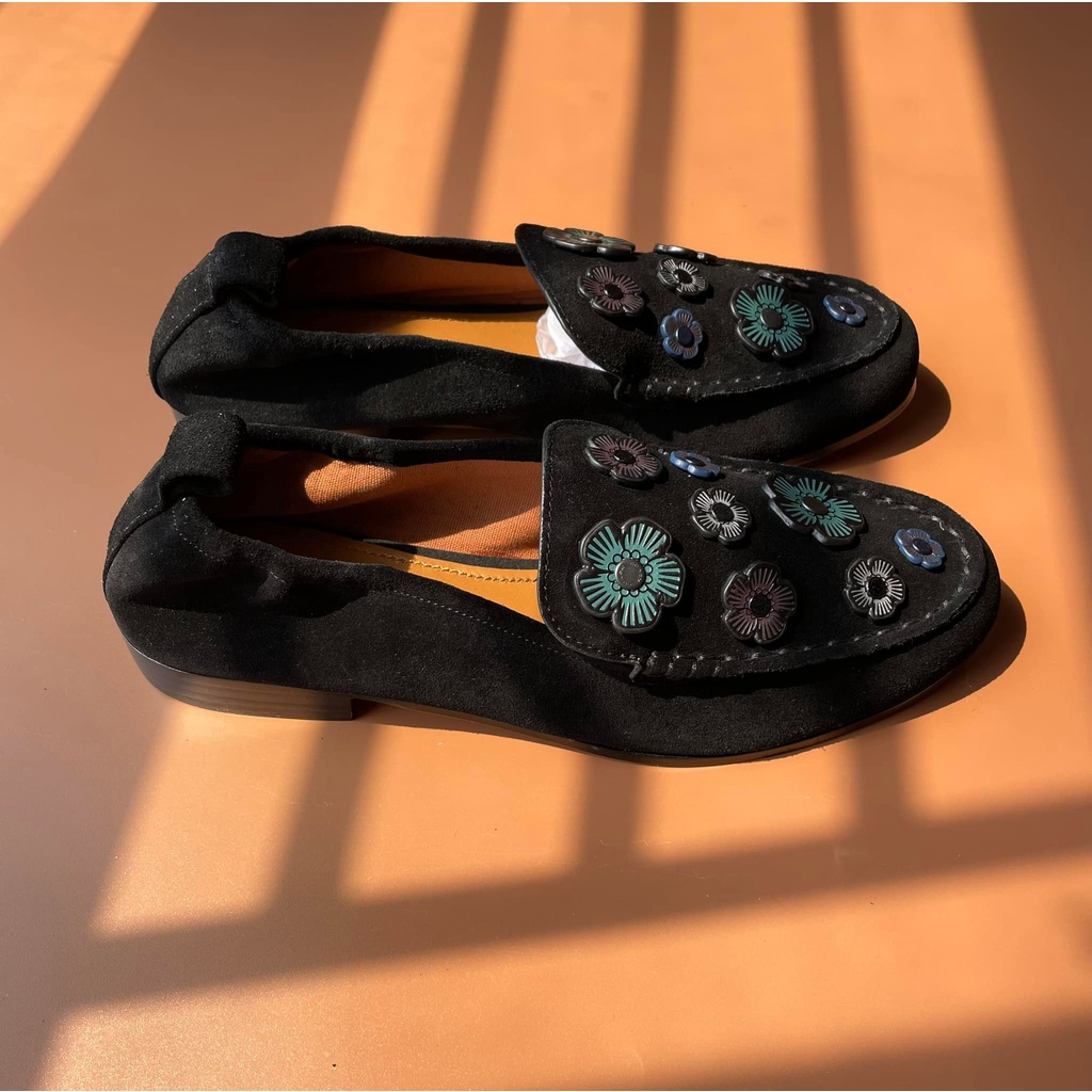 Giày Coach loafer Hoa Trà - hàng chính hãng
