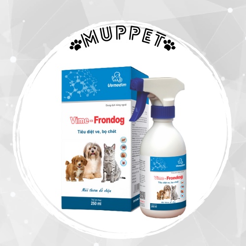 Xịt Ve Rận Vime - Frondog 250ml