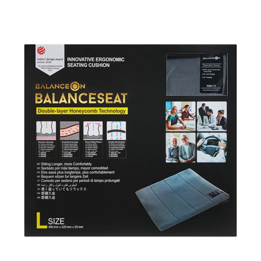 -  Đệm Ngồi Cao Cấp Bullsone Balance Seat Korea  - Hàng chính hãng