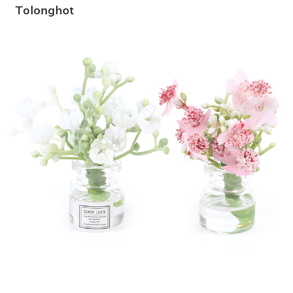 Bộ Bình Hoa Nhà Búp Bê Tỉ Lệ 1: 12 Xinh Xắn Đáng Yêu