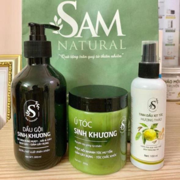 XỊT TÓC SINH KHƯƠNG SAM NATURAL - PHIÊN BẢN MỚI 100ML | BigBuy360 - bigbuy360.vn