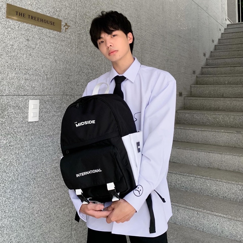 MIDSIDE BACKPACK SS1 ( Đen &amp; Trắng )