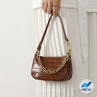 (HOT) Túi kẹp nách phối dây xích cá tính NEVA820