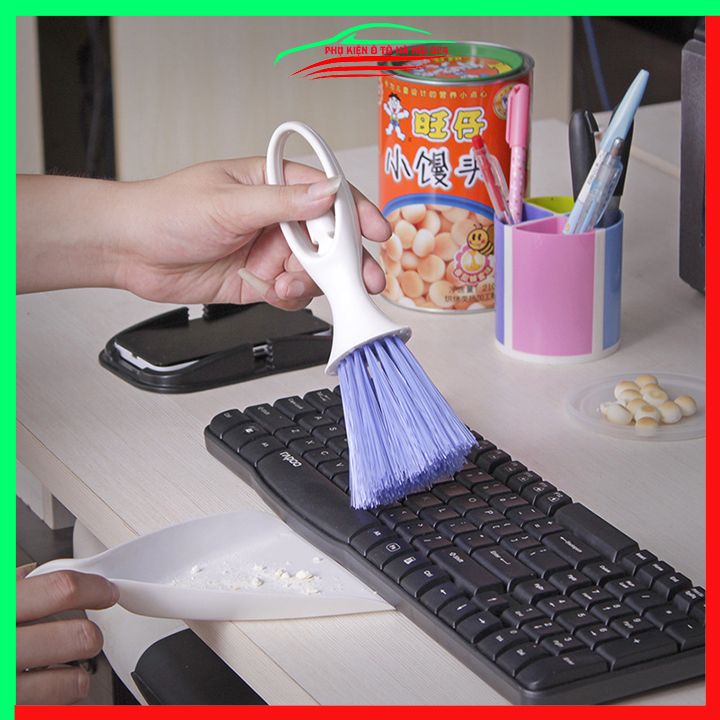 Bộ chổi xẻng mini dọn bàn thờ laptop và nội thất ô tô chất lượng cao