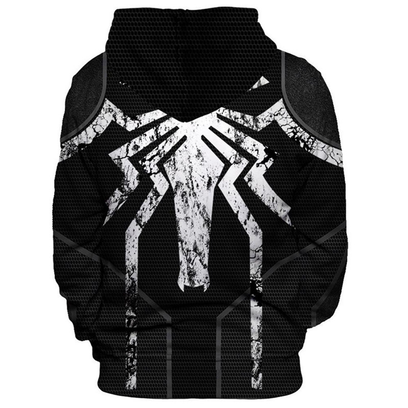 Spider Man Zipper Hoodie Superhero Zipper Coat The Avengers Jacket 3D print Outerwear